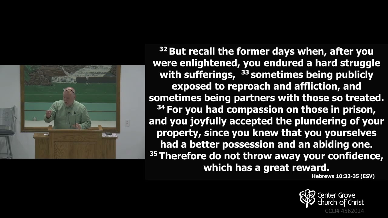 Hebrews 10:25 - Forsaking the Assembly Image